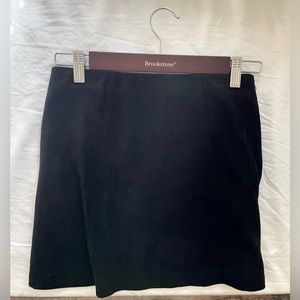 John Galt Brandy Melville Black Velvet Mini Skirt